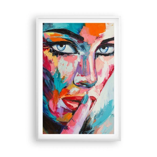 Plakát v bílém rámu - Naše první tajemství - 61x91 cm