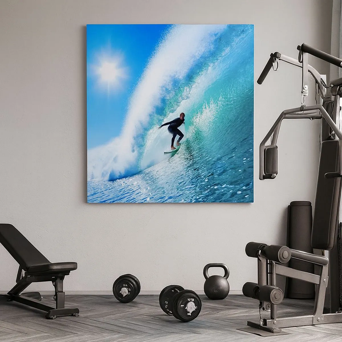 Obraz na plátně - Přes velký blankyt - 30x30 cm