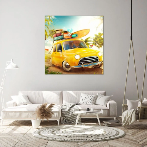 Obraz na plátně - Cesta pro více než jeden úsměv - 30x30 cm