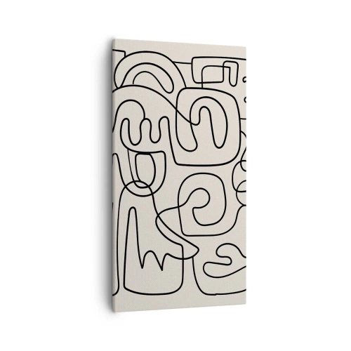 Obraz na plátně - Podle stopy - 55x100 cm