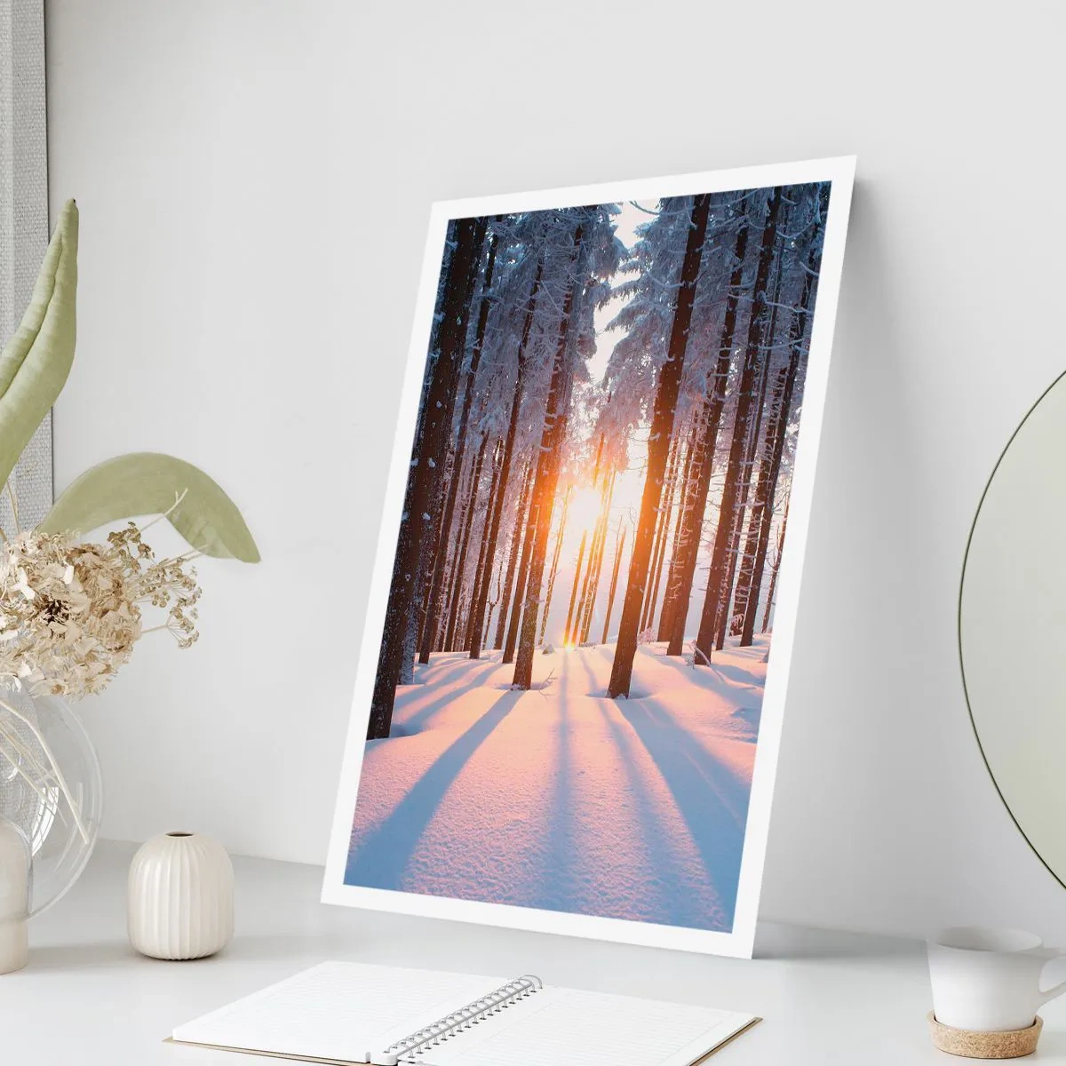 Plakát - Jasně černé na bílém - 40x50 cm