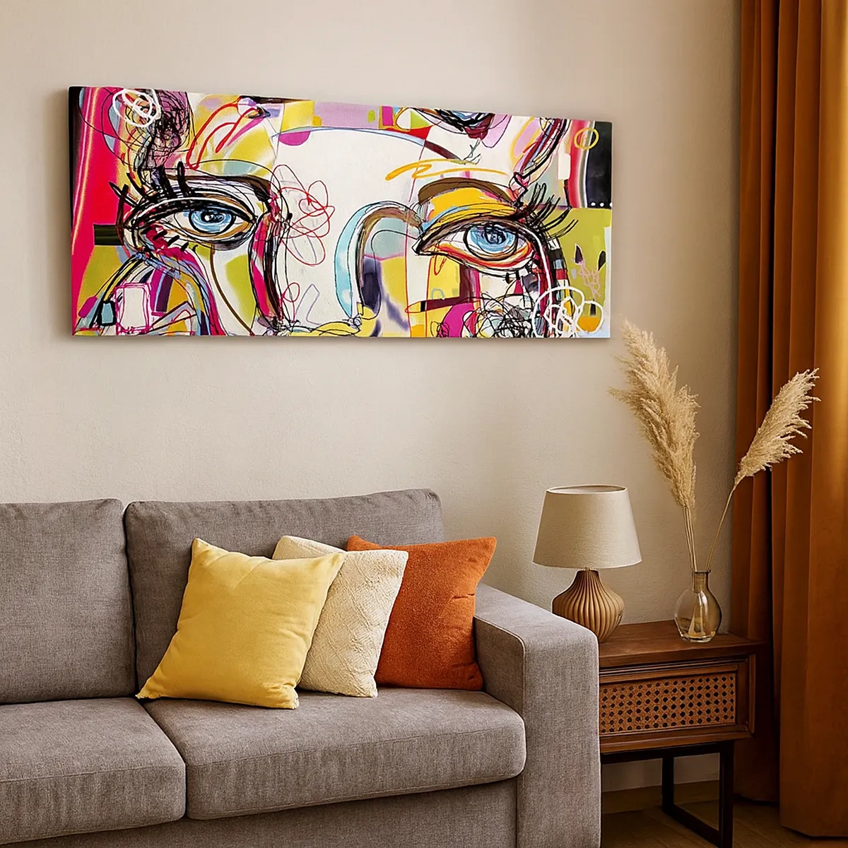 Obraz na plátně - Bohatství kočičí krásy - 30x30 cm