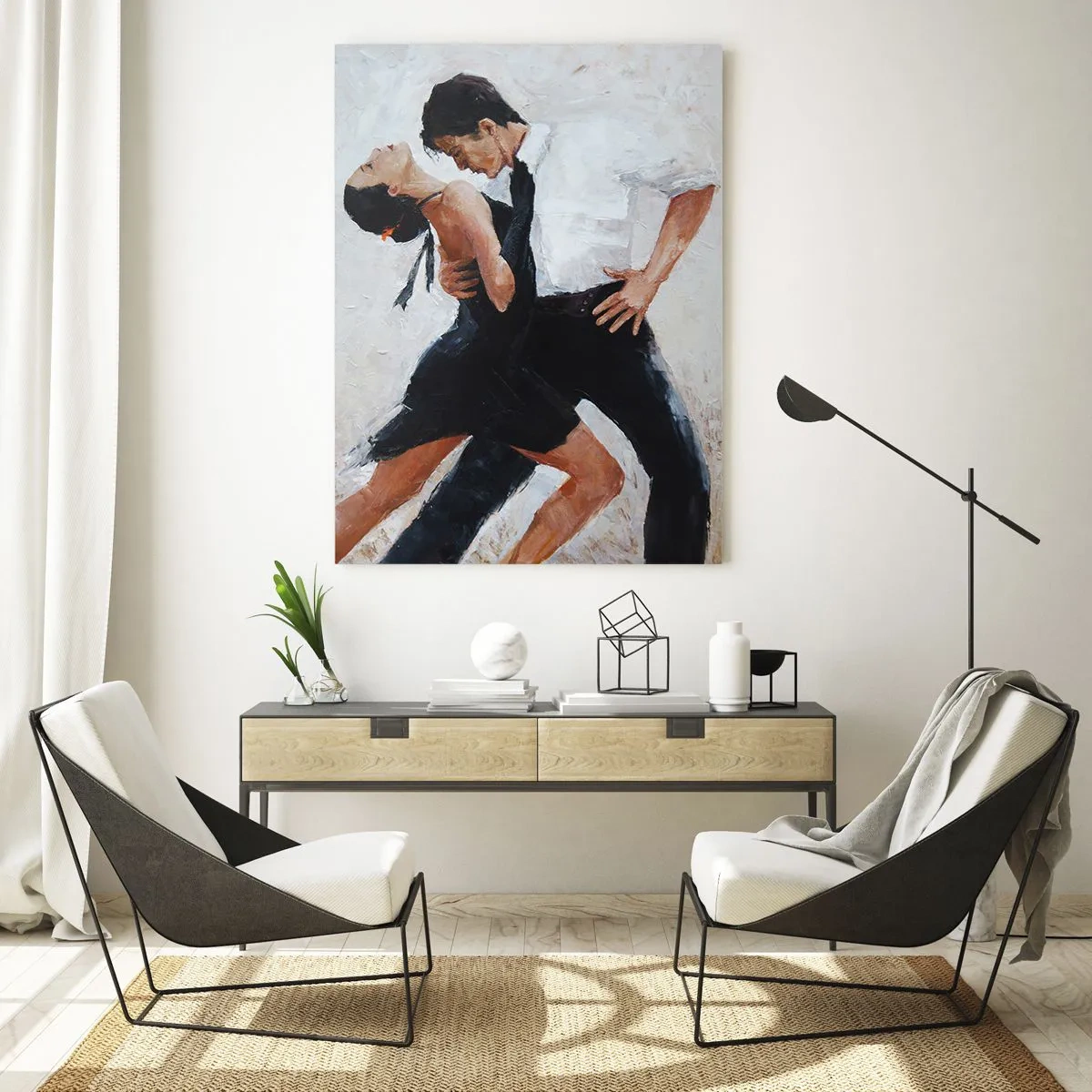 Obraz na skle - Tango mých tužeb a snů - 50x70 cm
