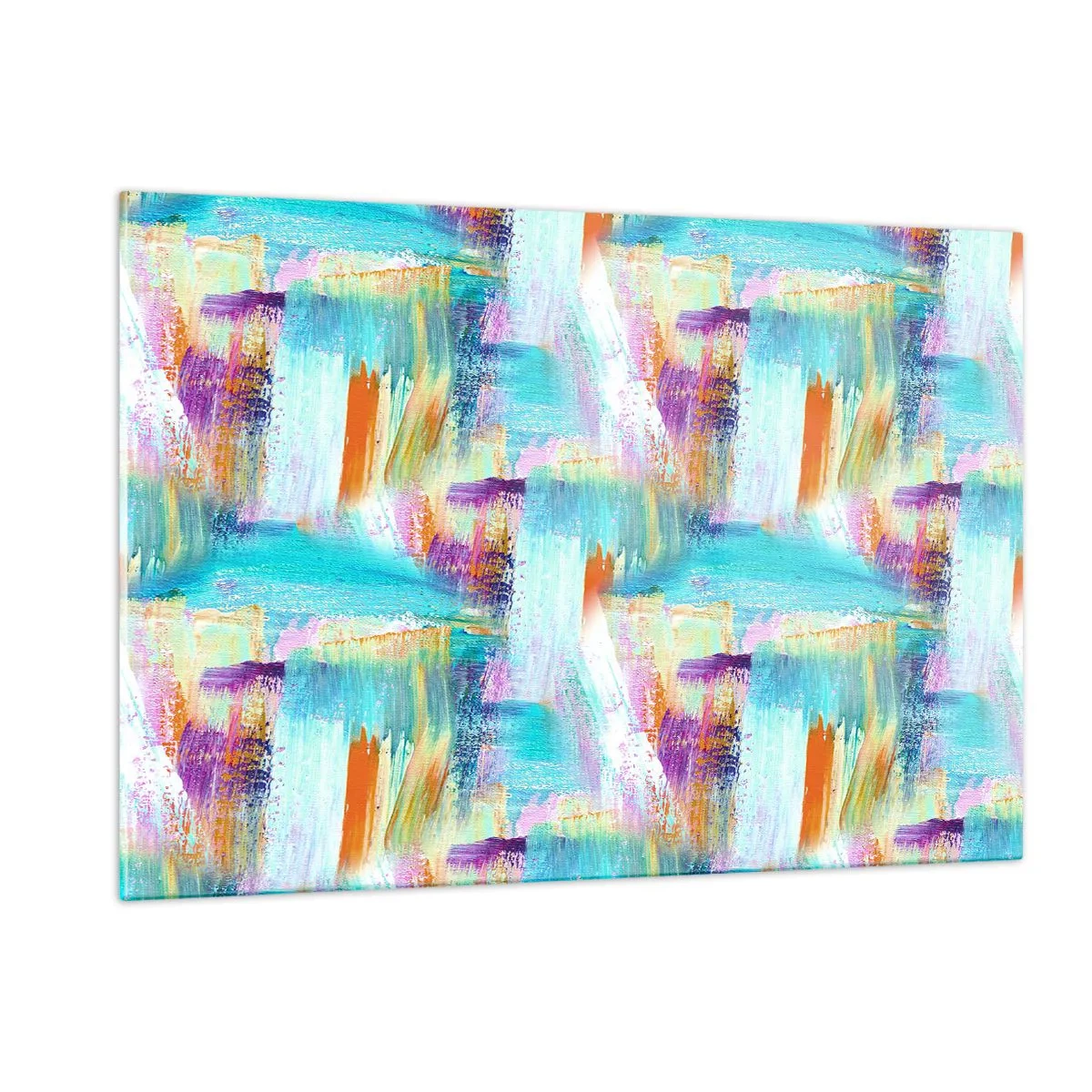 Obraz na skle - Pohodové střídavé cákance - 120x80 cm