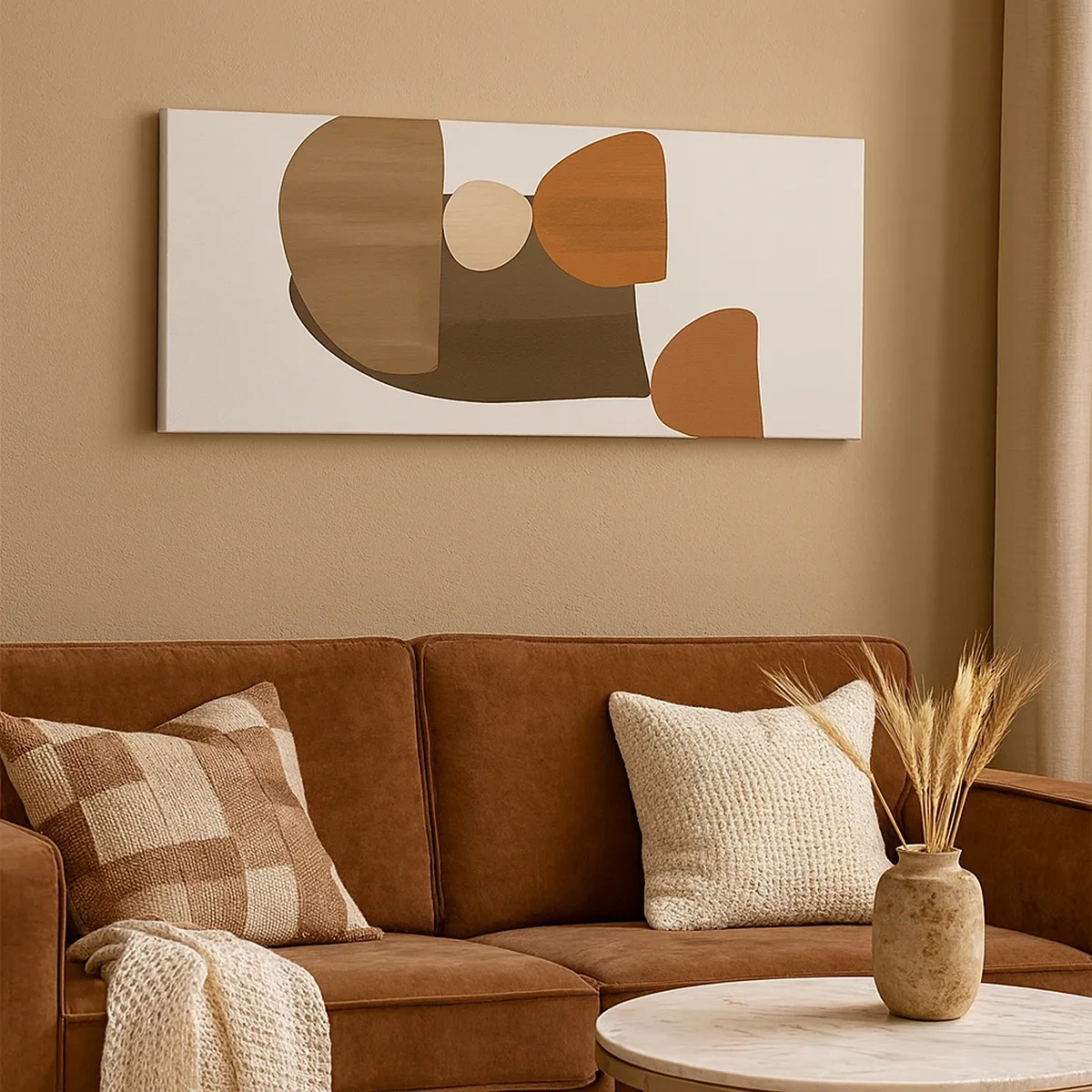 Obraz na plátně - Bronzová kompozice - 30x30 cm