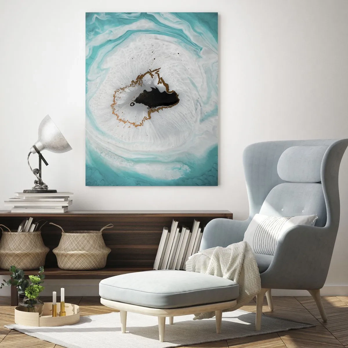 Obraz na skle - Proniknout dovnitř - 70x100 cm