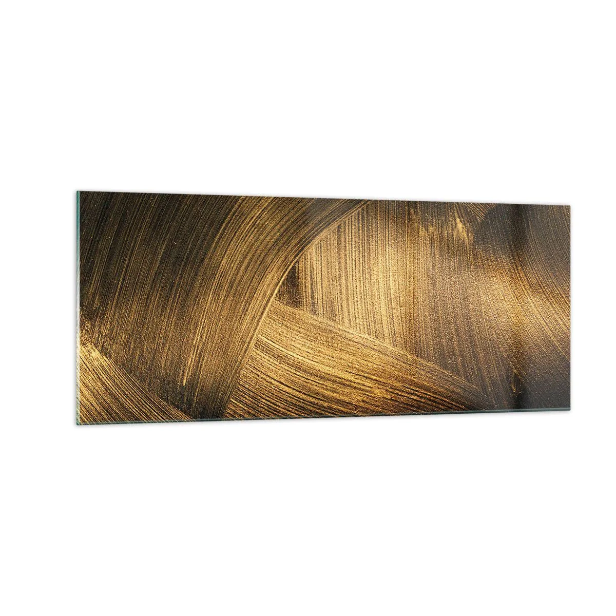 Obraz na skle - Ve zlatém labyrintu - 100x40 cm