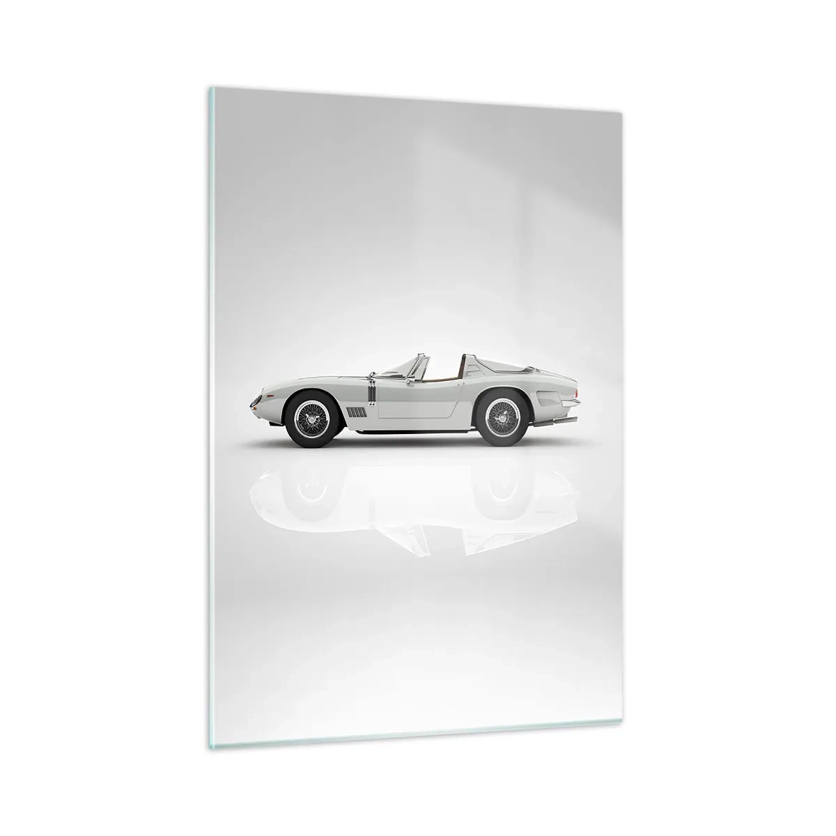 Obraz na skle - Příslib zábavy - 50x70 cm