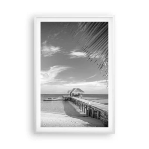 Plakát v bílém rámu - Vzpomínka nebo sen? - 61x91 cm