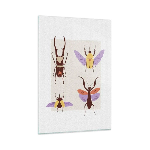 Obraz na skle - Hmyzí svět - 80x120 cm