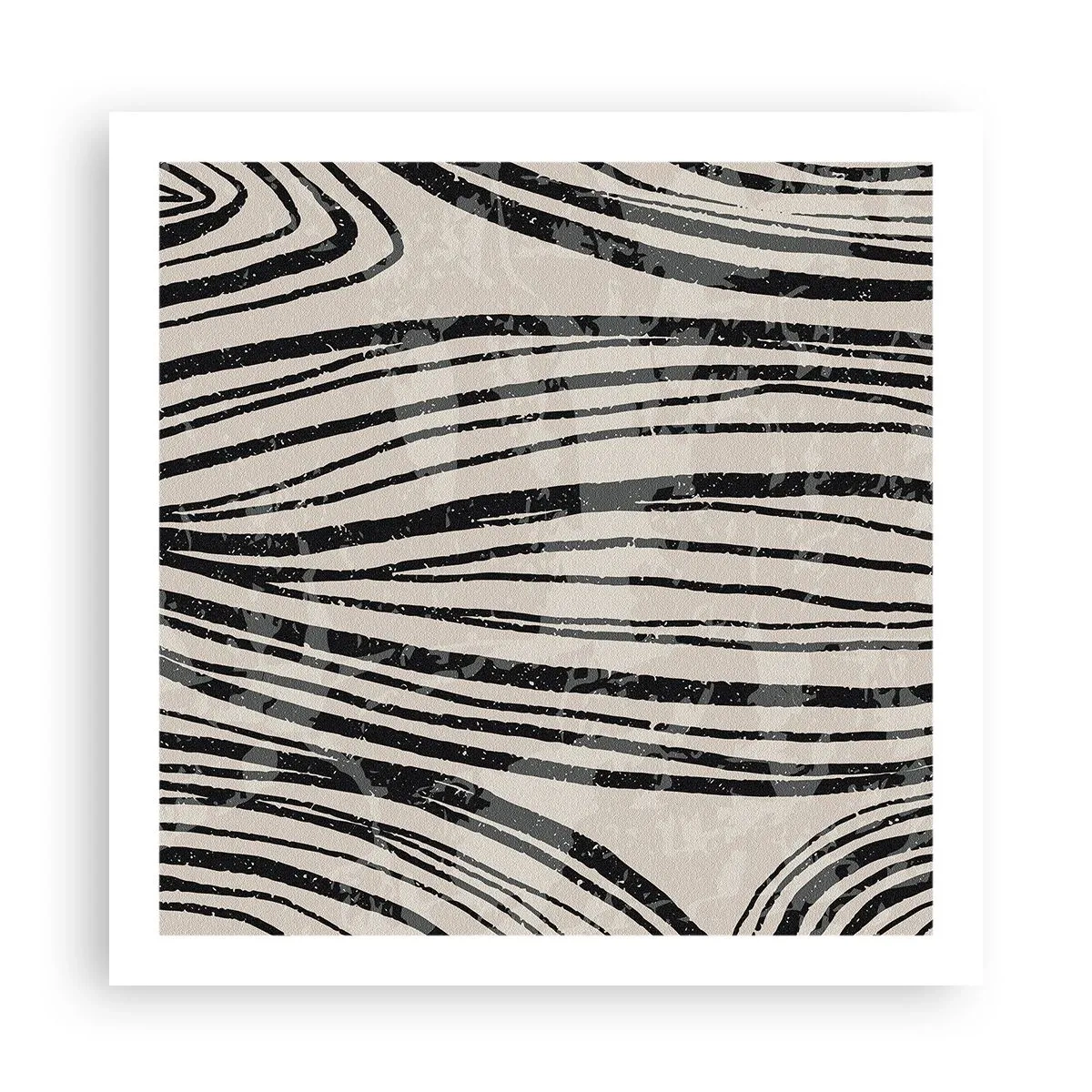Plakát - Močál s liniemi - 60x60 cm