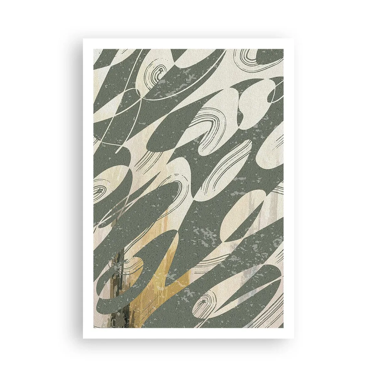 Plakát - Rytmizovaná abstrakce - 70x100 cm