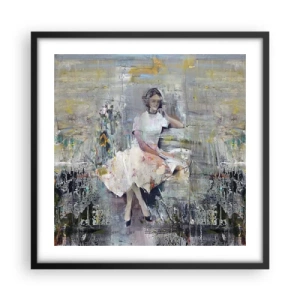 Plakát v černém rámu - Klasická a moderní - 50x50 cm