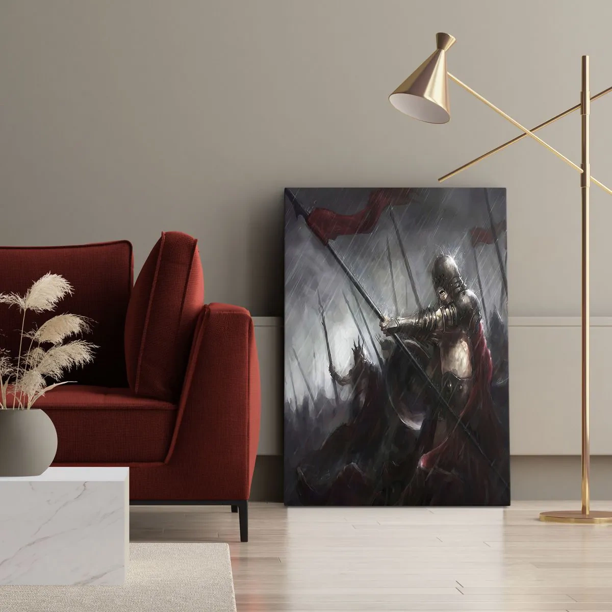 Obraz na plátně - Poutníče zvěstuj Lakedaimonským… - 45x80 cm