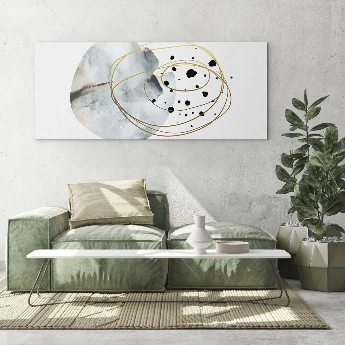 Obraz na skle - V objetí prostoru - 120x50 cm