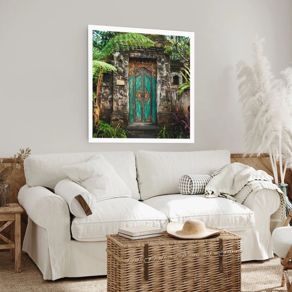 Plakát - Dveře do exotického světa - 40x40 cm