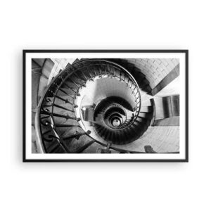 Plakát v černém rámu - Jen výš a výš - 91x61 cm