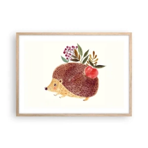 Plakát v rámu světlý dub - A už mě máš rád - 70x50 cm