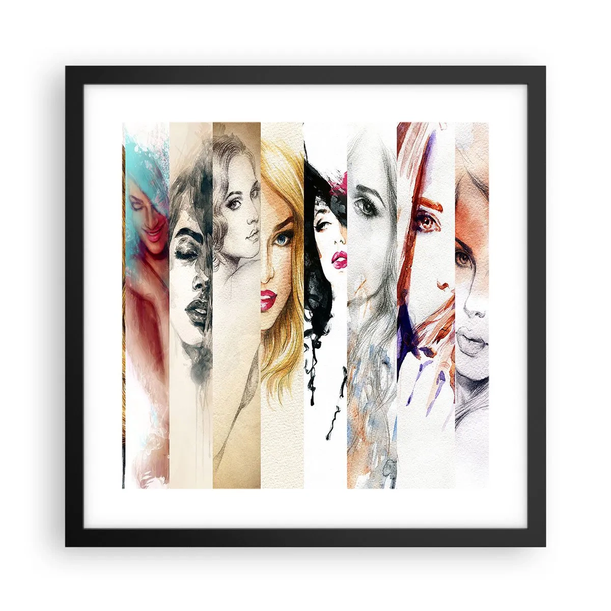 Plakát v černém rámu - A vždy jsi to TY - 40x40 cm