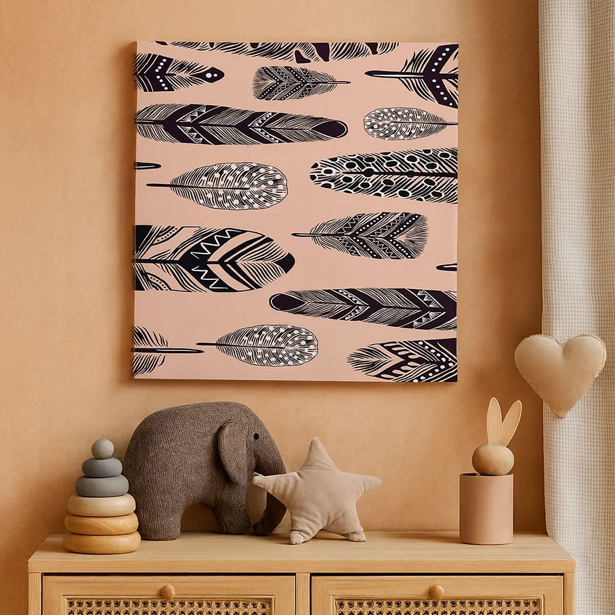 Obraz na plátně - Indiánská kolekce - 30x30 cm