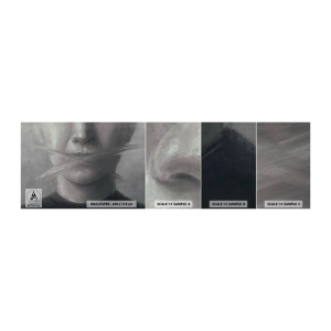 Vzor Fototapety Samolepicí Deluxe Sticker - Ani slovo - Abstrakce, Grafika, Tvář - 100x30 cm