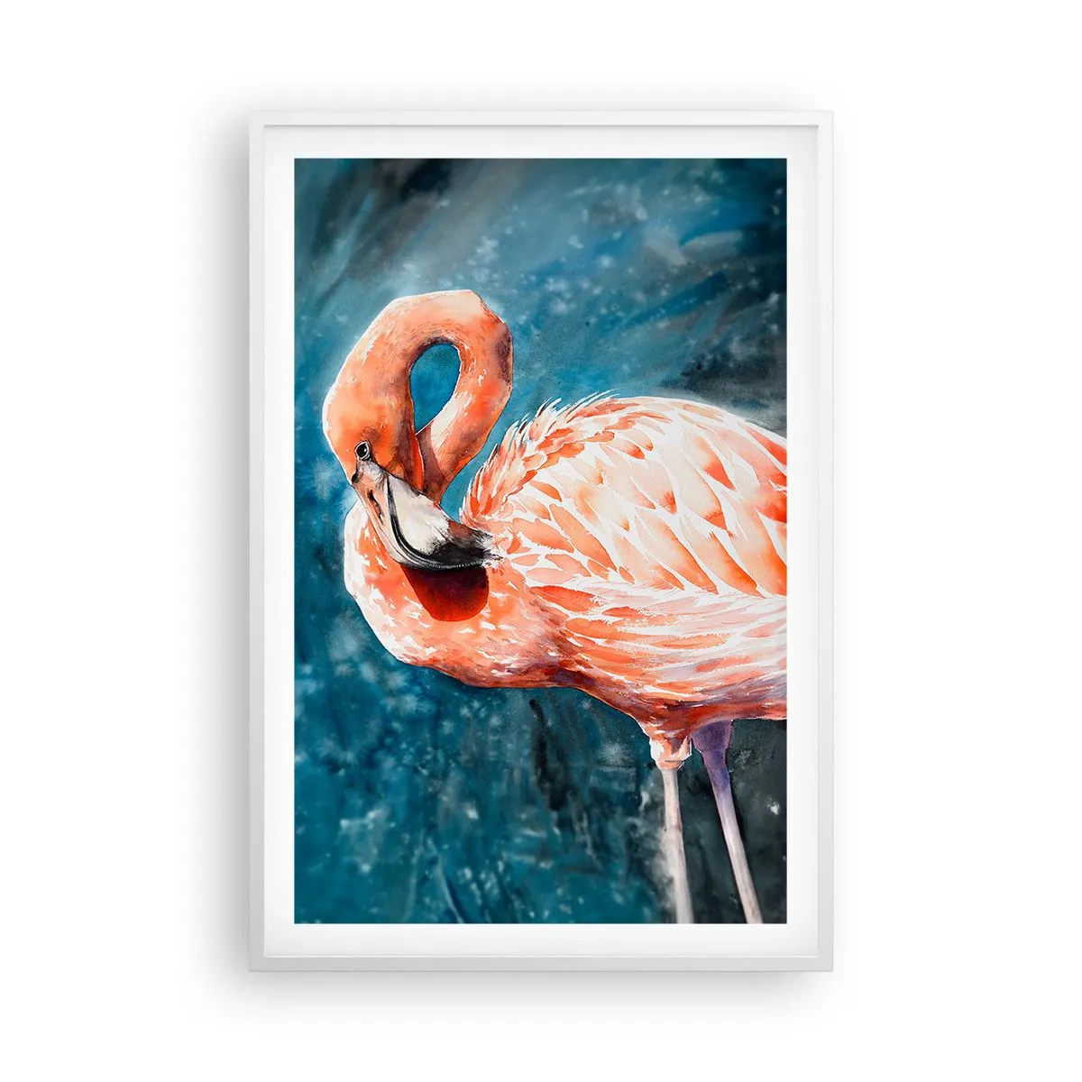 Plakát v bílém rámu - Dekorativní od přírody - 61x91 cm