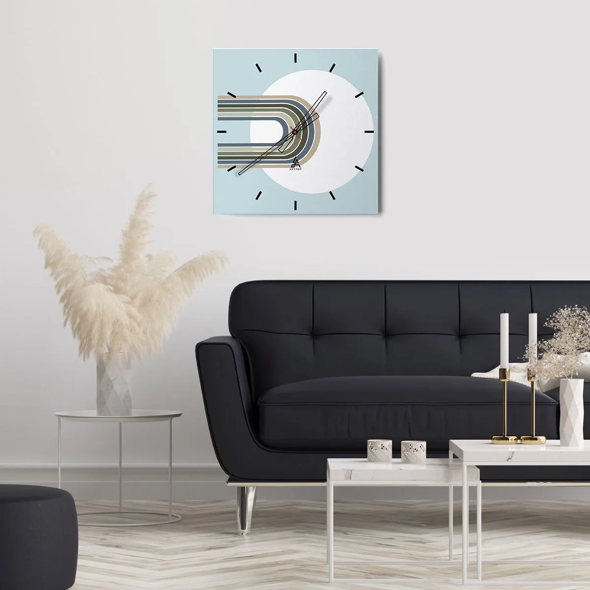 Nástěnné hodiny - Neodolatelná přitažlivost - 40x40 cm