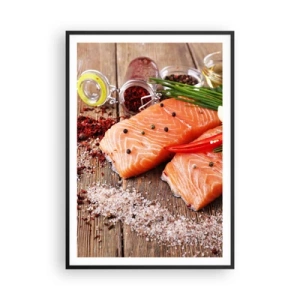 Plakát v černém rámu - Norské dobrodružství v kuchyni - 70x100 cm