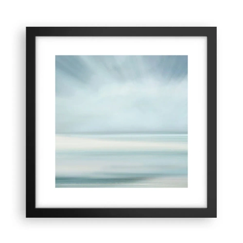 Plakát v černém rámu - Klid až kam oko sahá - 30x30 cm