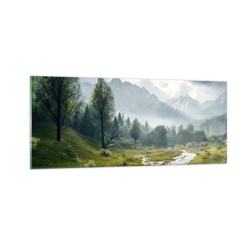 Obraz na skle - Tam a zpět - 100x40 cm