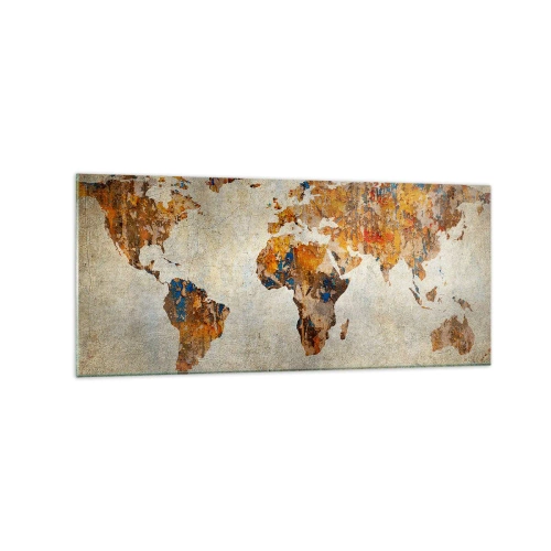 Obraz na skle - Skutečně velký svět - 120x50 cm