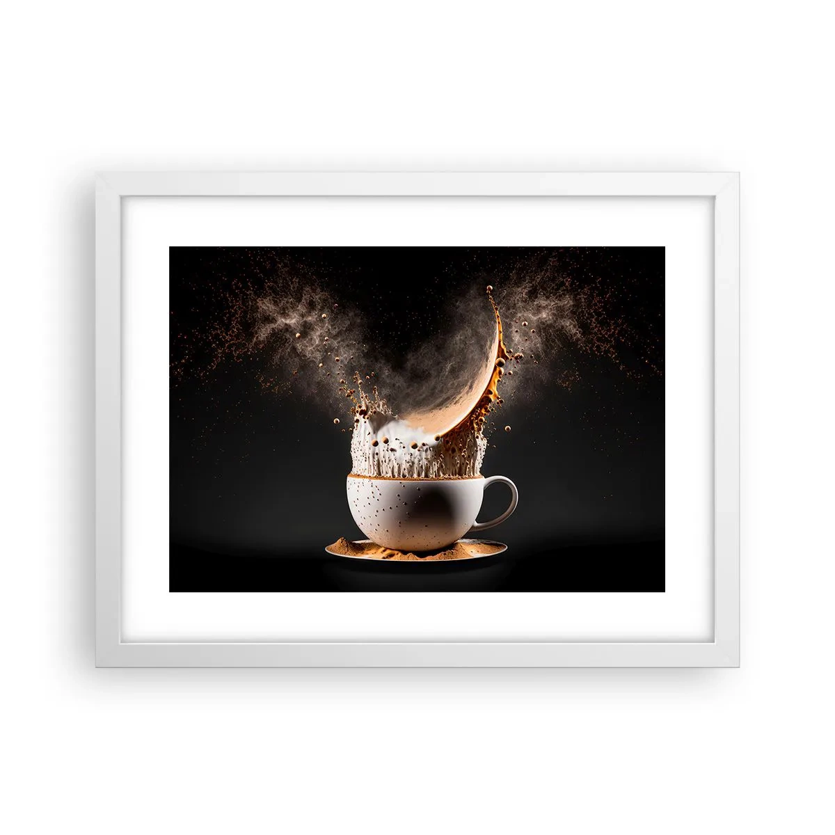 Plakát v bílém rámu - Exploze chuti - 40x30 cm