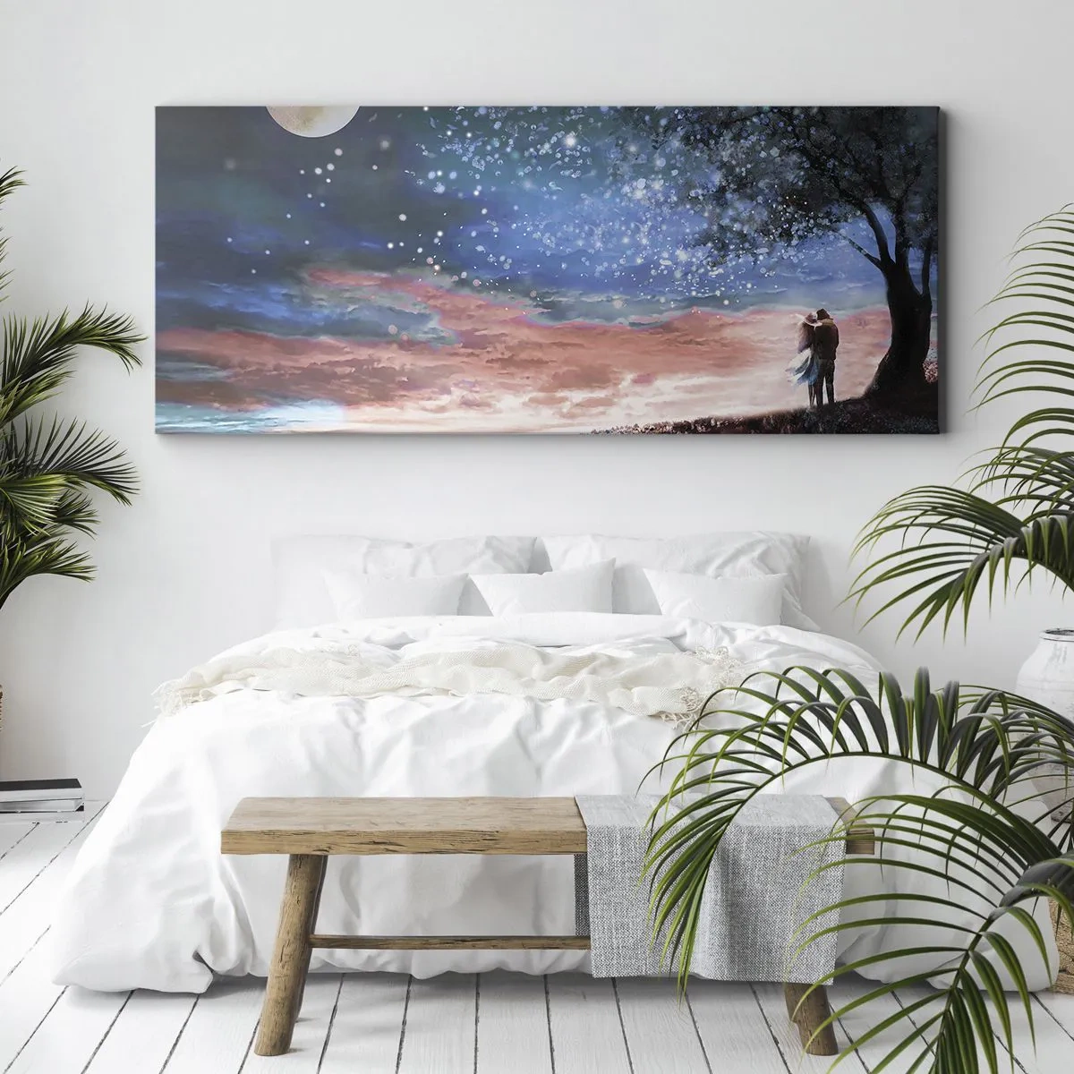Obraz na plátně - Hvězdicovité představení - 160x50 cm