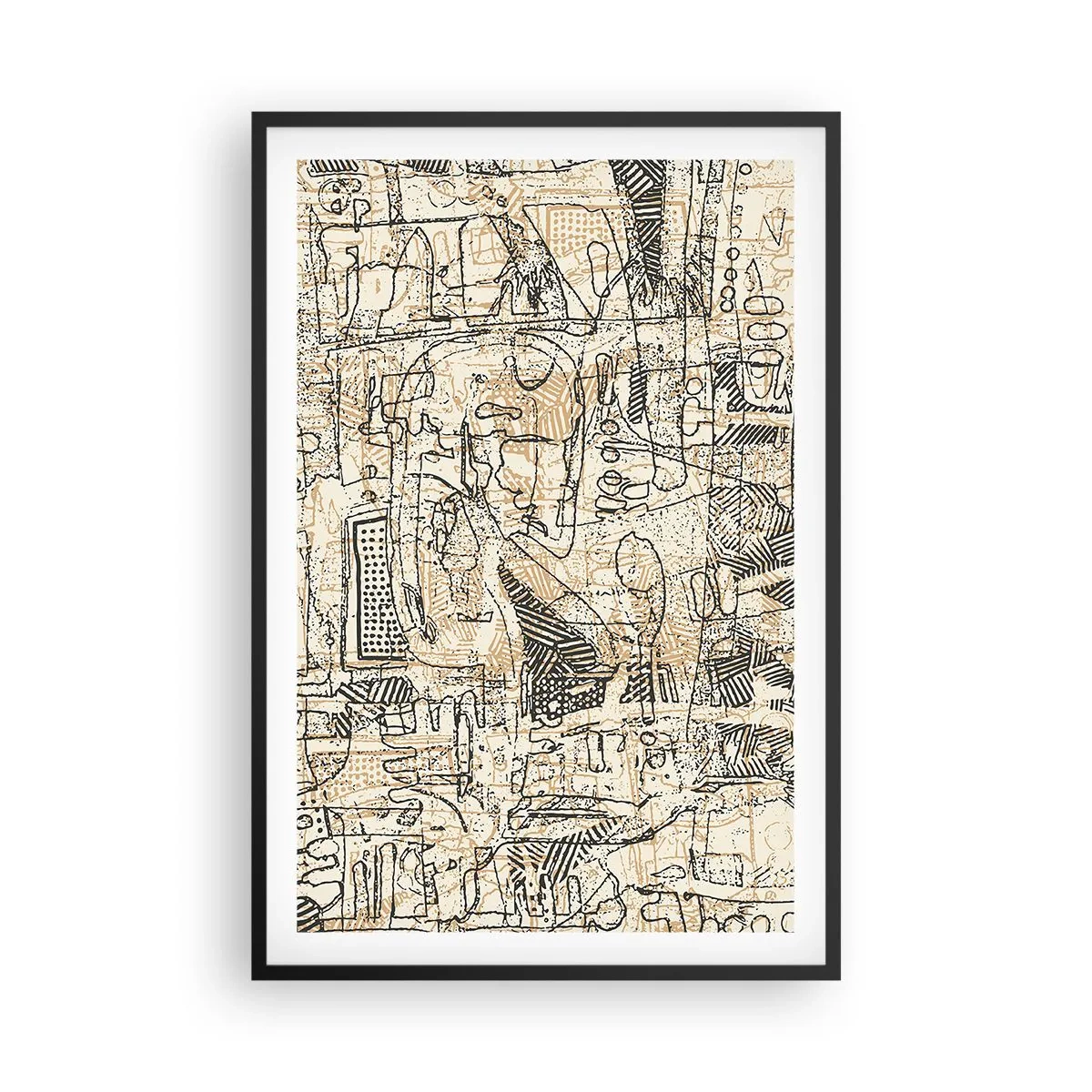 Plakát v černém rámu - Čeká na rozluštění - 61x91 cm