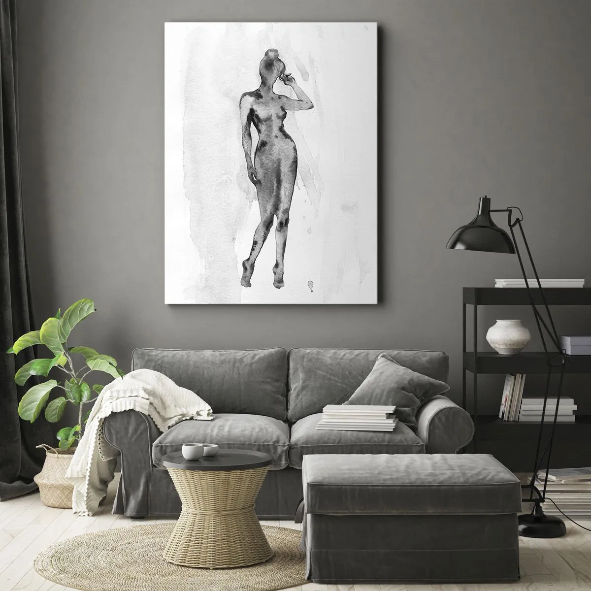 Obraz na plátně - Studie o ideálu ženskosti - 50x70 cm
