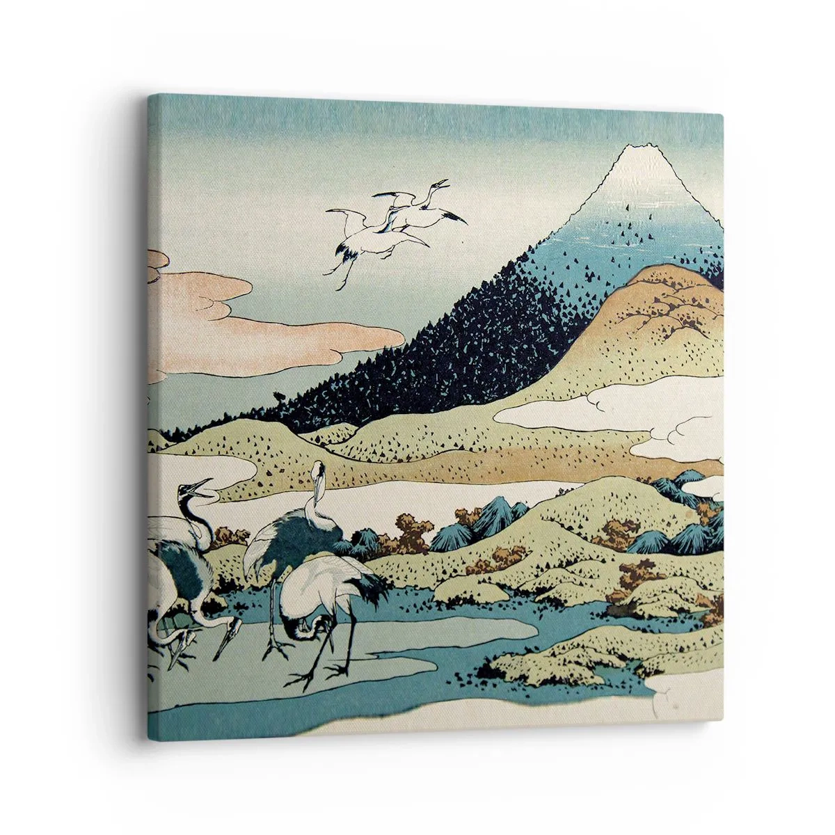 Obraz na plátně - V japonském duchu - 30x30 cm
