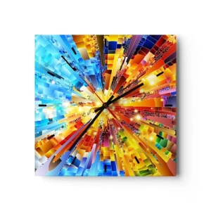 Nástěnné hodiny - In medias res - 30x30 cm