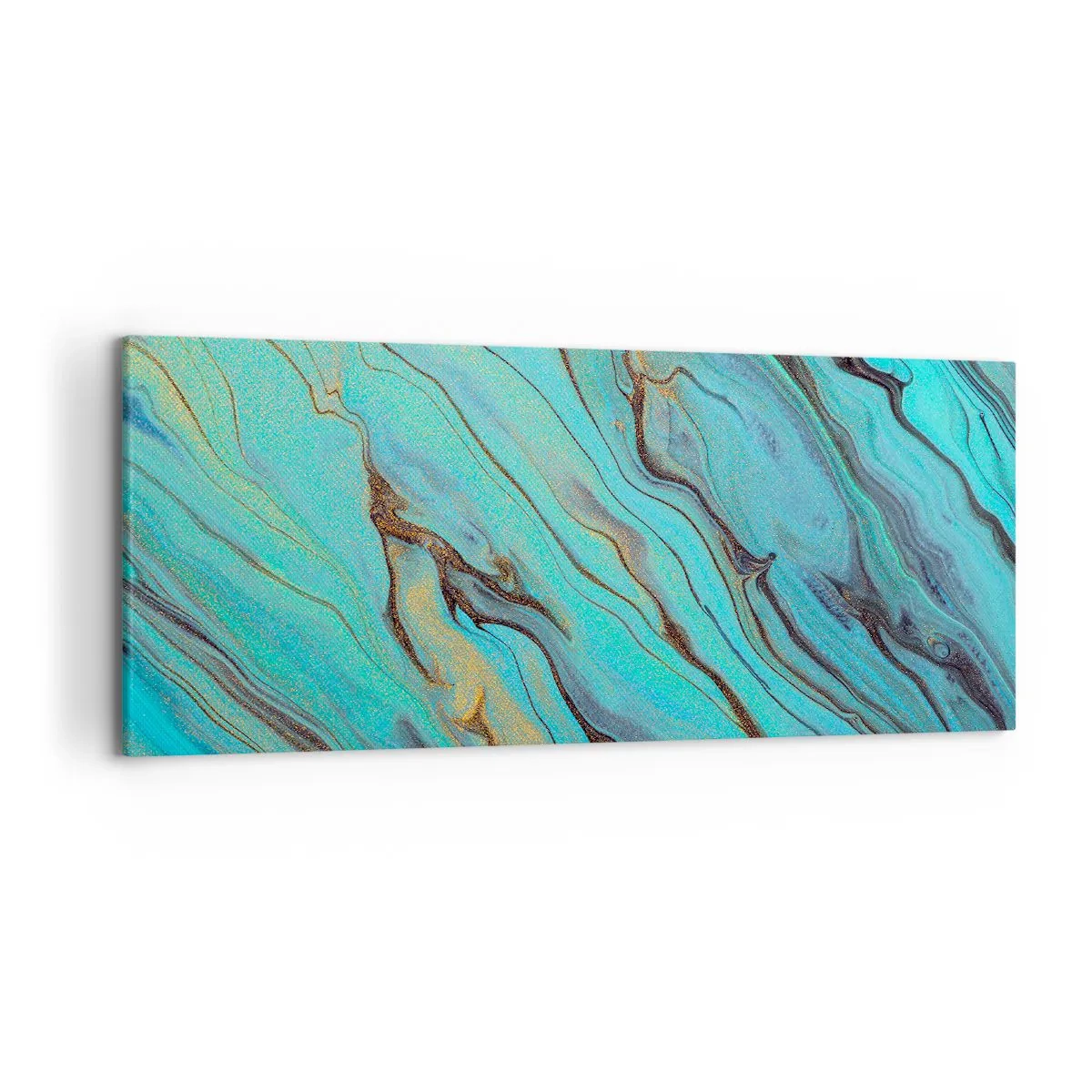 Obraz na plátně - Tyrkysový příliv - 120x50 cm