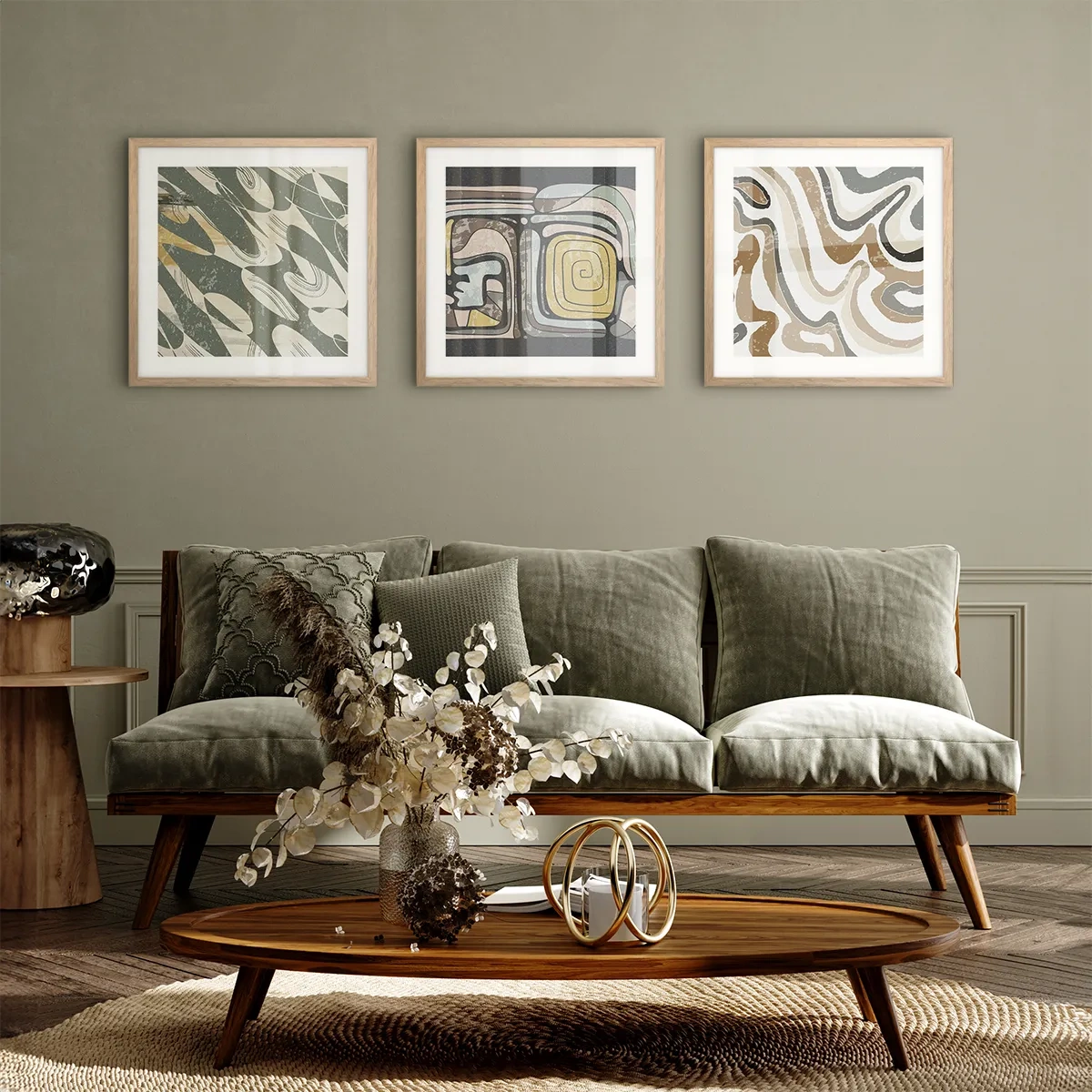 Pistachio haven - Inspirace do obýváku