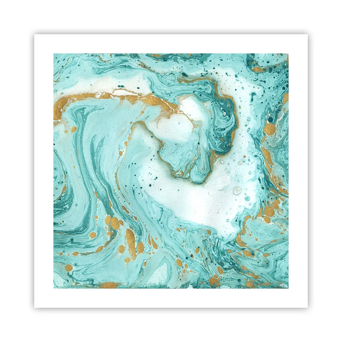 Plakát - Pod velkou vlnou z epochy Edo - 50x50 cm