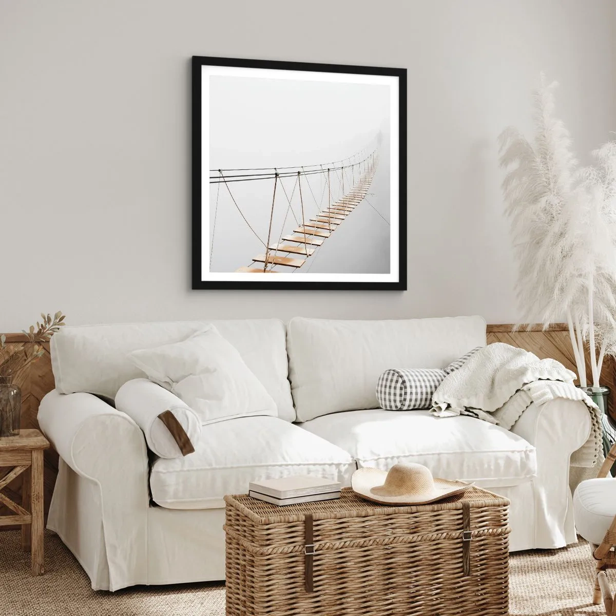 Plakát v černém rámu - Kam vás zavede? - 60x60 cm