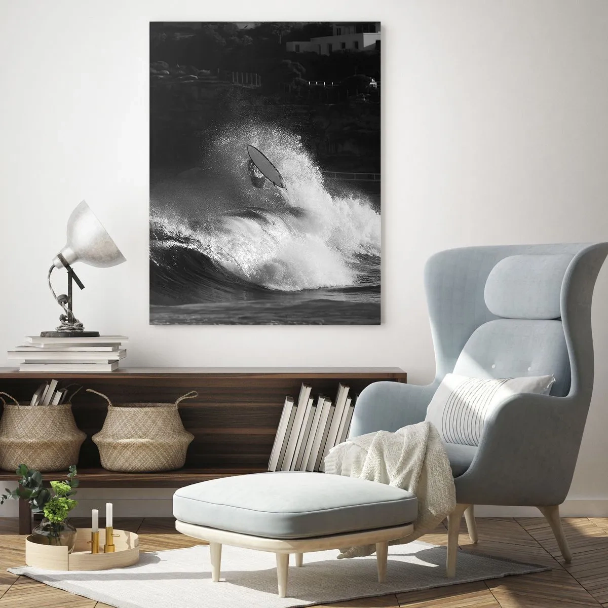 Obraz na skle - Výzva přijata! - 50x70 cm