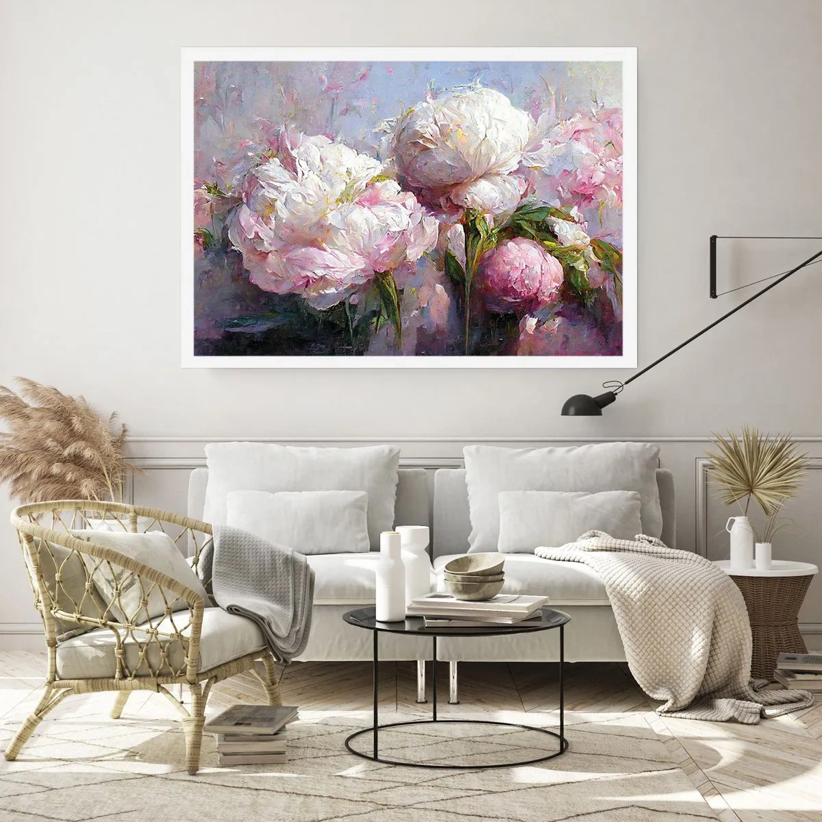Plakát - Kytice překypující životem - 91x61 cm