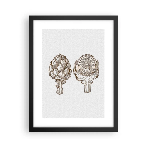 Plakát v černém rámu - Hodiny anatomie - 30x40 cm