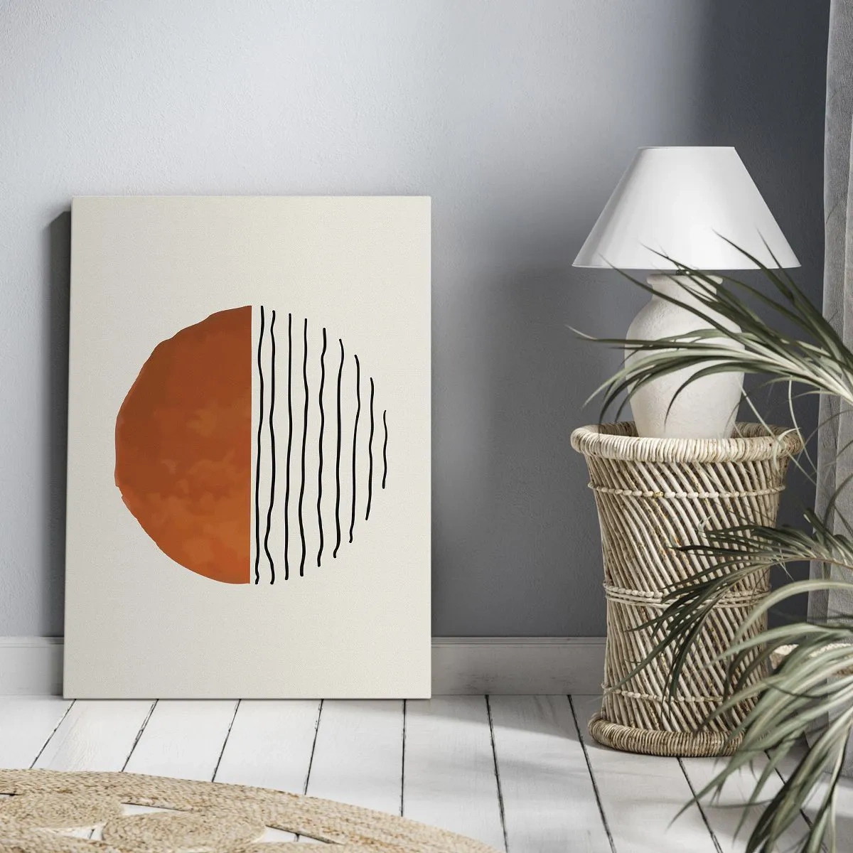 Obraz na plátně - V japonské atmosféře - 50x70 cm