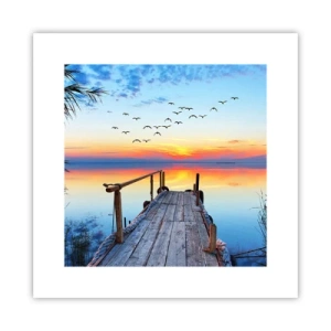 Plakát - Je čas vrátit se… - 30x30 cm