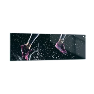 Obraz na skle - Poběž jako vítr - 160x50 cm