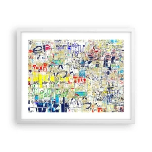 Plakát v bílém rámu - Prostě potěší oči - 50x40 cm