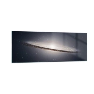 Obraz na skle - Kdysi dávno, v jedné vzdálené galaxii… - 140x50 cm