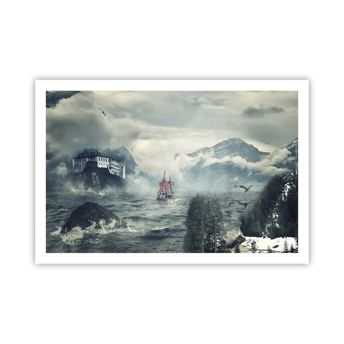 Plakát - V kouzelných vodách - 91x61 cm